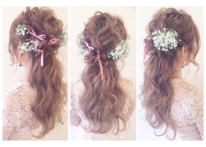 2016.04.06 Wed. ショートからスーパーロングまで♡instagramで見つけた、【髪の長さ別】可愛い花嫁ヘアカタログ*